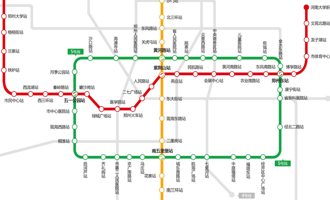 志遠(yuǎn)凈化為大家奉上鄭州地鐵5號(hào)線(xiàn)高清地圖